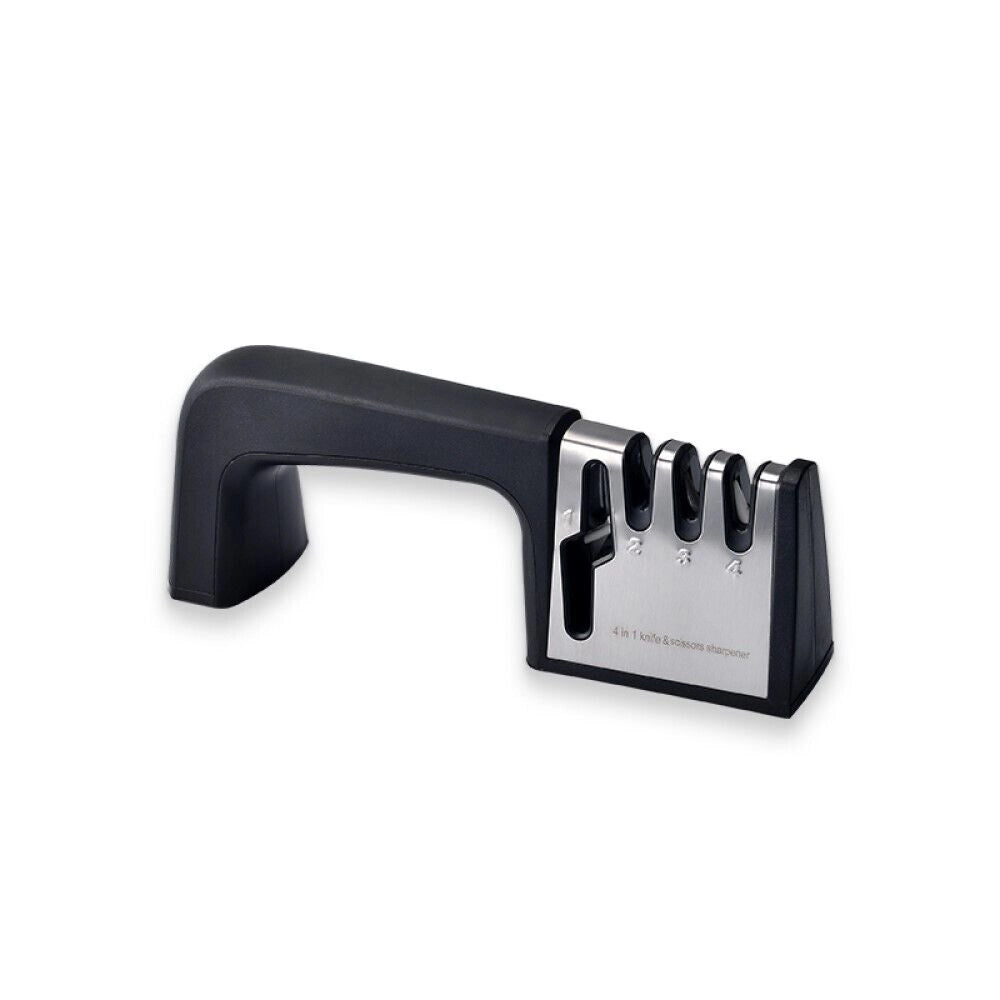 AFFILA COLTELLI MANUALE AFFILATORE 4 IN 1 4 LAME AFFILACOLTELLi FORBICI 13004