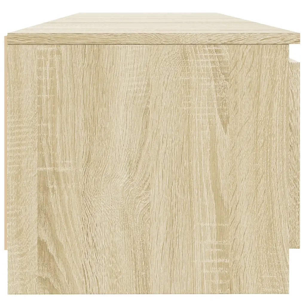 Mobile Porta TV con Luci LED Rovere Sonoma 140x40x36 cm 804295