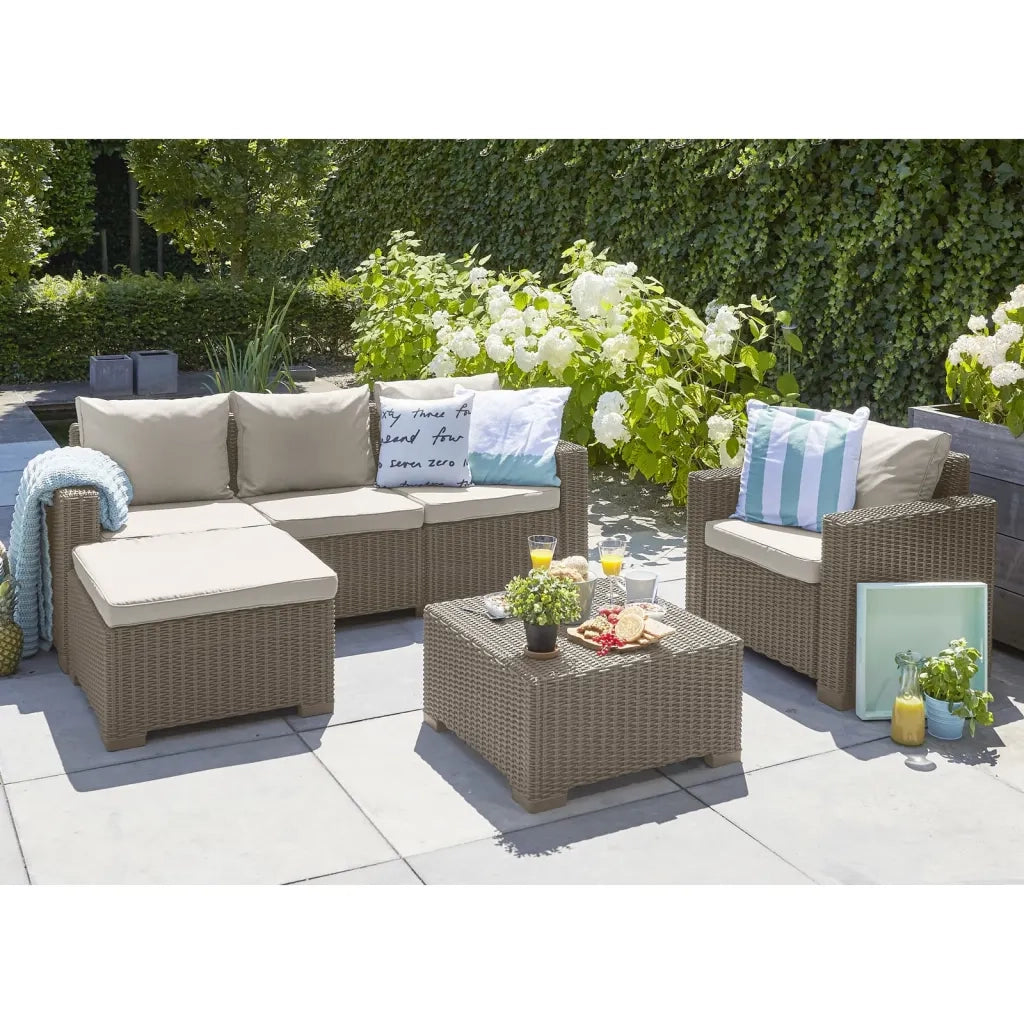 Keter Ottomana da Esterni California Color Cappuccino 442048