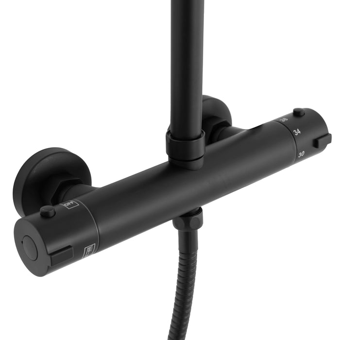 Set Doccia Da Incasso Rea Bliss Black