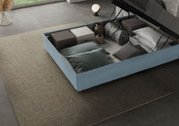 Letto 1 Piazza e Mezzo 120x190 cm Senza Rete Mika Azzurro