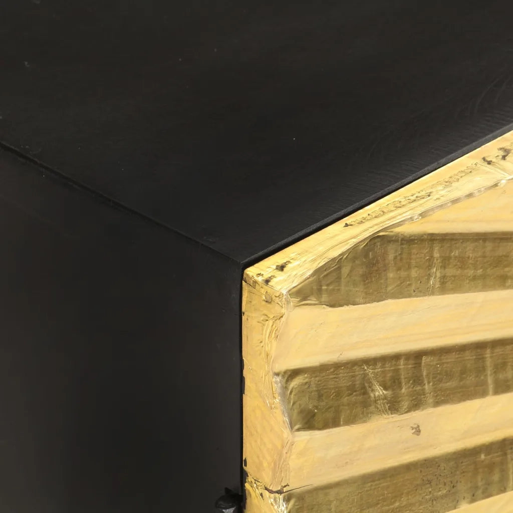 Mobile Porta TV 90x30x45 cm in Legno Massello di Mango 322681
