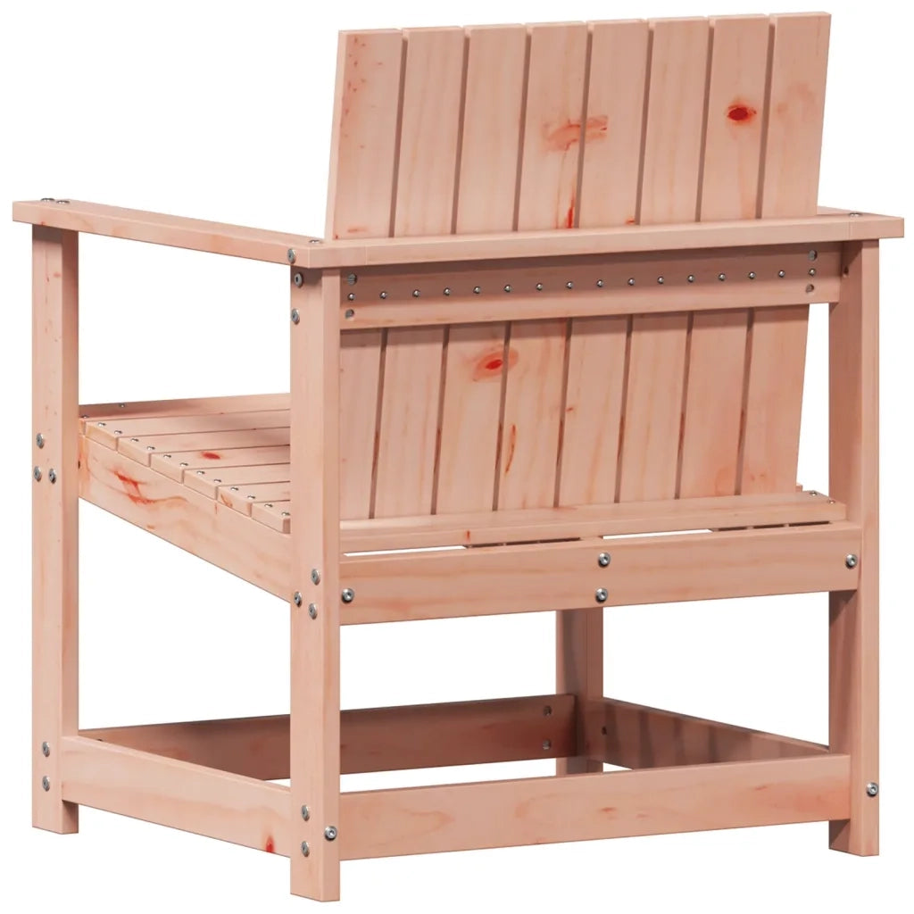 Sedia da patio-Sedia da Giardino 62x56x77 cm in Legno Massello di Douglas