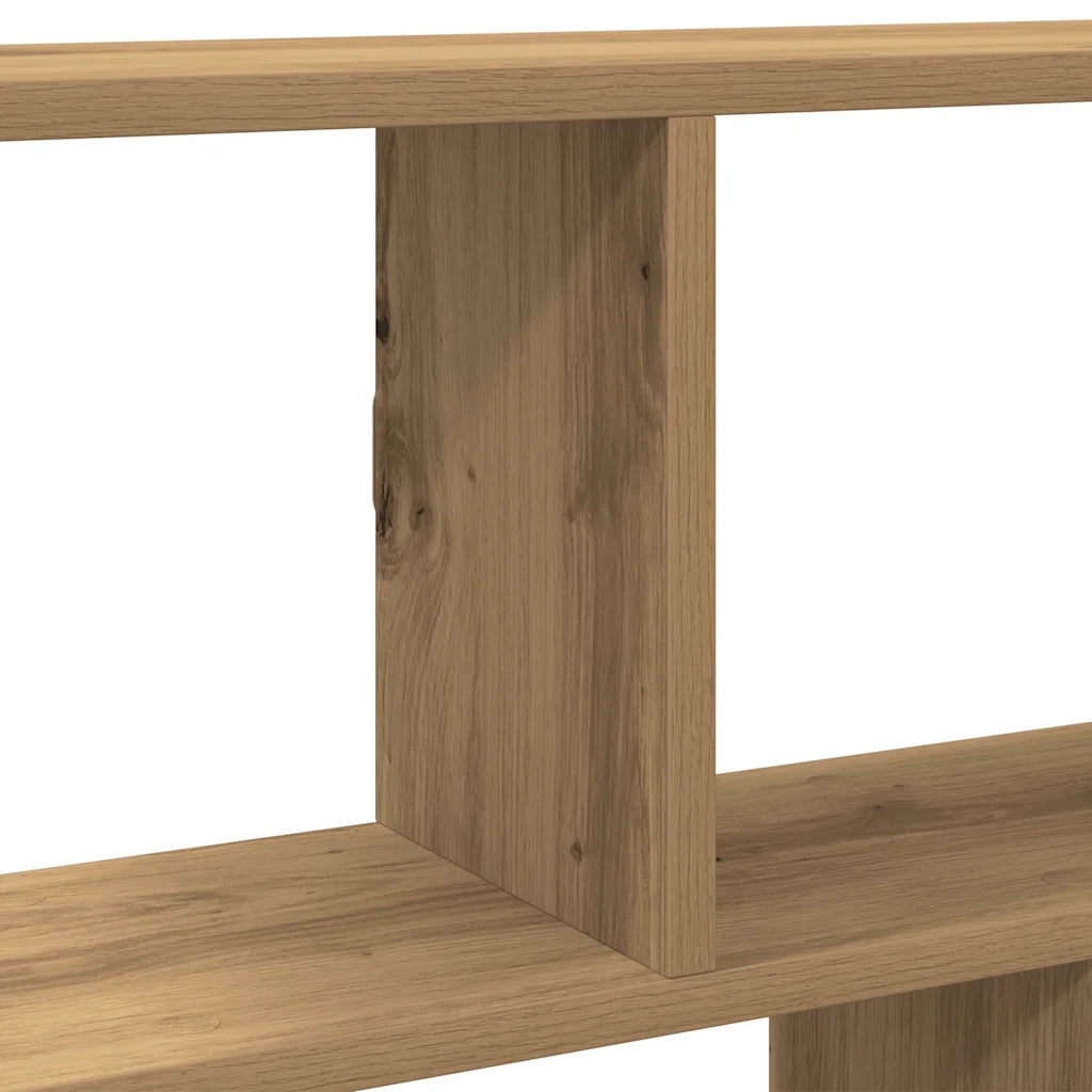 vidaXL Mensola a Muro Cubo 12 Scomparti Truciolato Rovere Artigianale