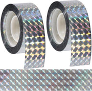 Tape per uccelli - 50 metri x 2 rotoli - nastro riflettente holografico per dissuasione uccelli.