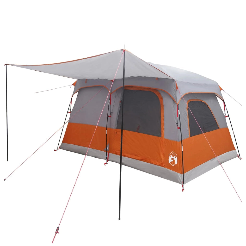 Tenda Familiare con tetto Grigio e arancione 380 x 260 x 190 cm 42028495