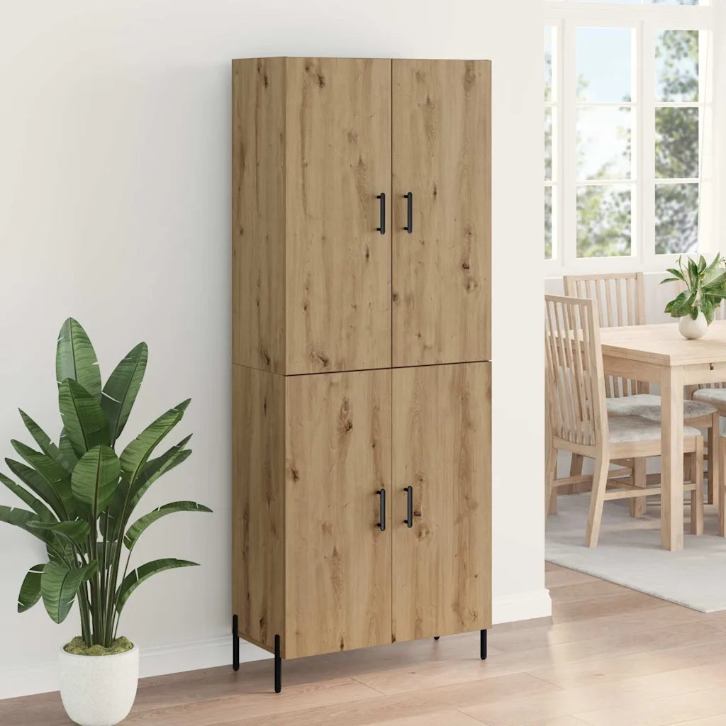Credenza | Madia | Buffet da pranzo | Armadio da pranzo Rovere artigianale 69,5 x 34 x 180 cm