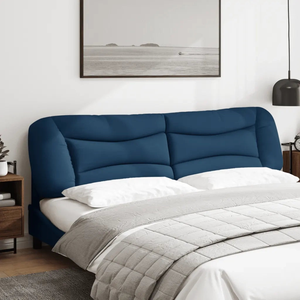 Cuscino Testiera Hvar Blu 200 cm in Tessuto CFW8168519