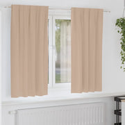 vidaXL Tende con tende 2 pcs Talpa Poliestere