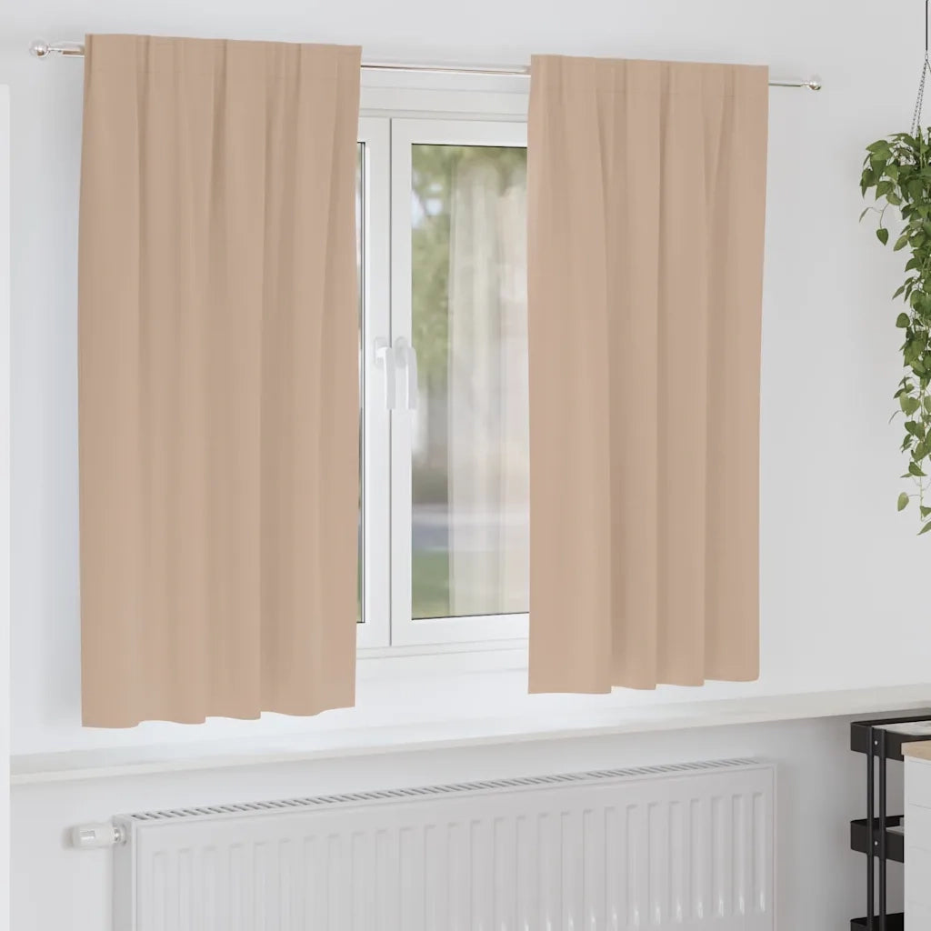 vidaXL Tende con tende 2 pcs Talpa Poliestere