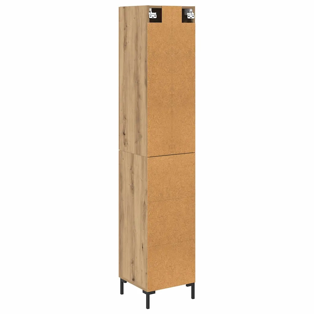 Credenza | Madia | Buffet da pranzo | Armadio da pranzo Rovere artigianale 34,5 x 34 x 180 cm