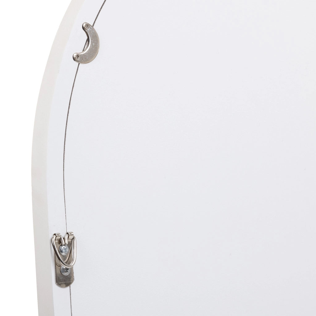 Specchio in legno bianco 40x2,7x80h
