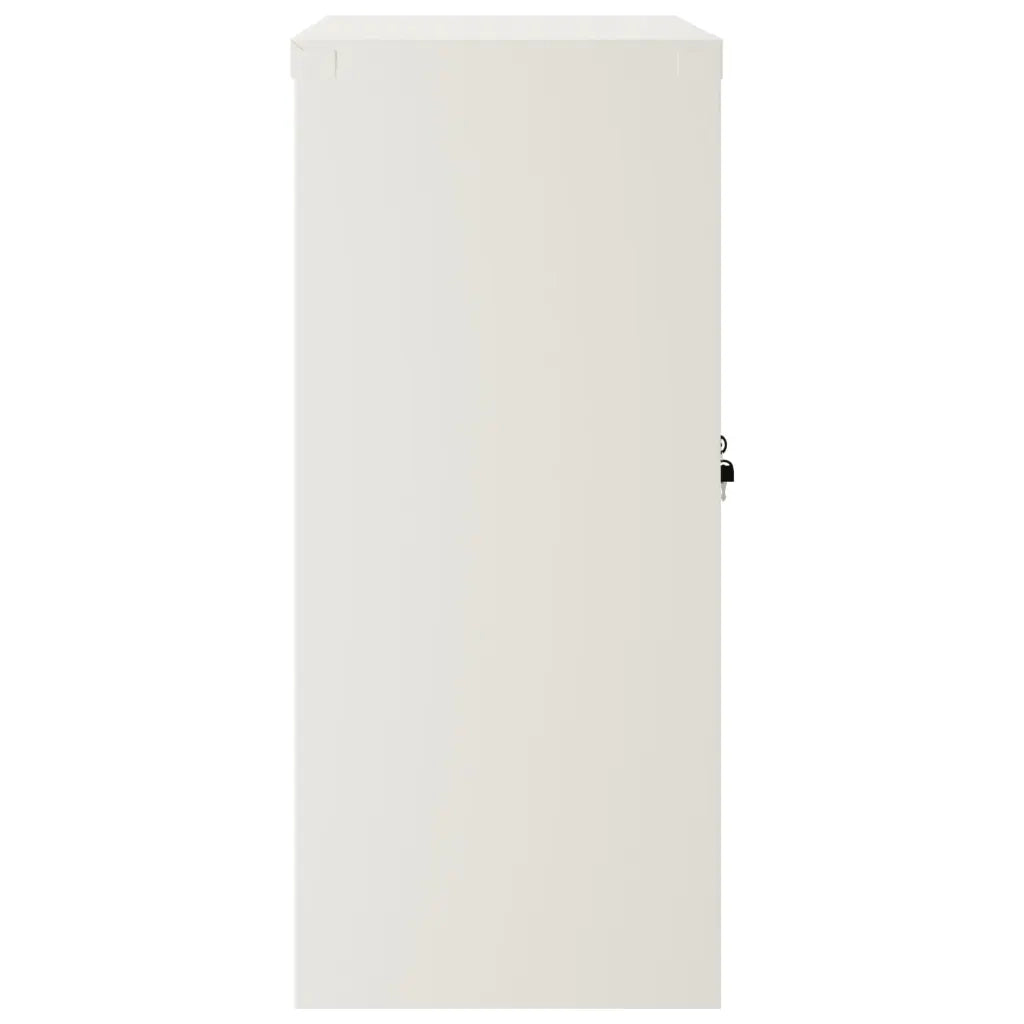 Armadio Classificatore Bianco 90x40x90 cm in Acciaio CFW2896451
