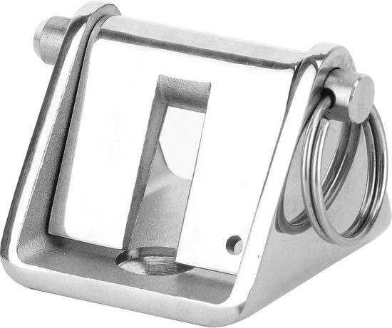 Blocco catena - leggero galvanizzato - portatile - blocco catena in acciaio inox - nautico - 5/16 pollici (8 mm)