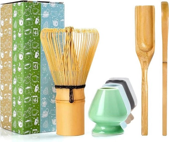 Set di Matcha - Set di Matcha - Set di Frusta per Matcha - Set di Frusta per Matcha - Kit di Avvio per Matcha - Set di Tè di Matcha