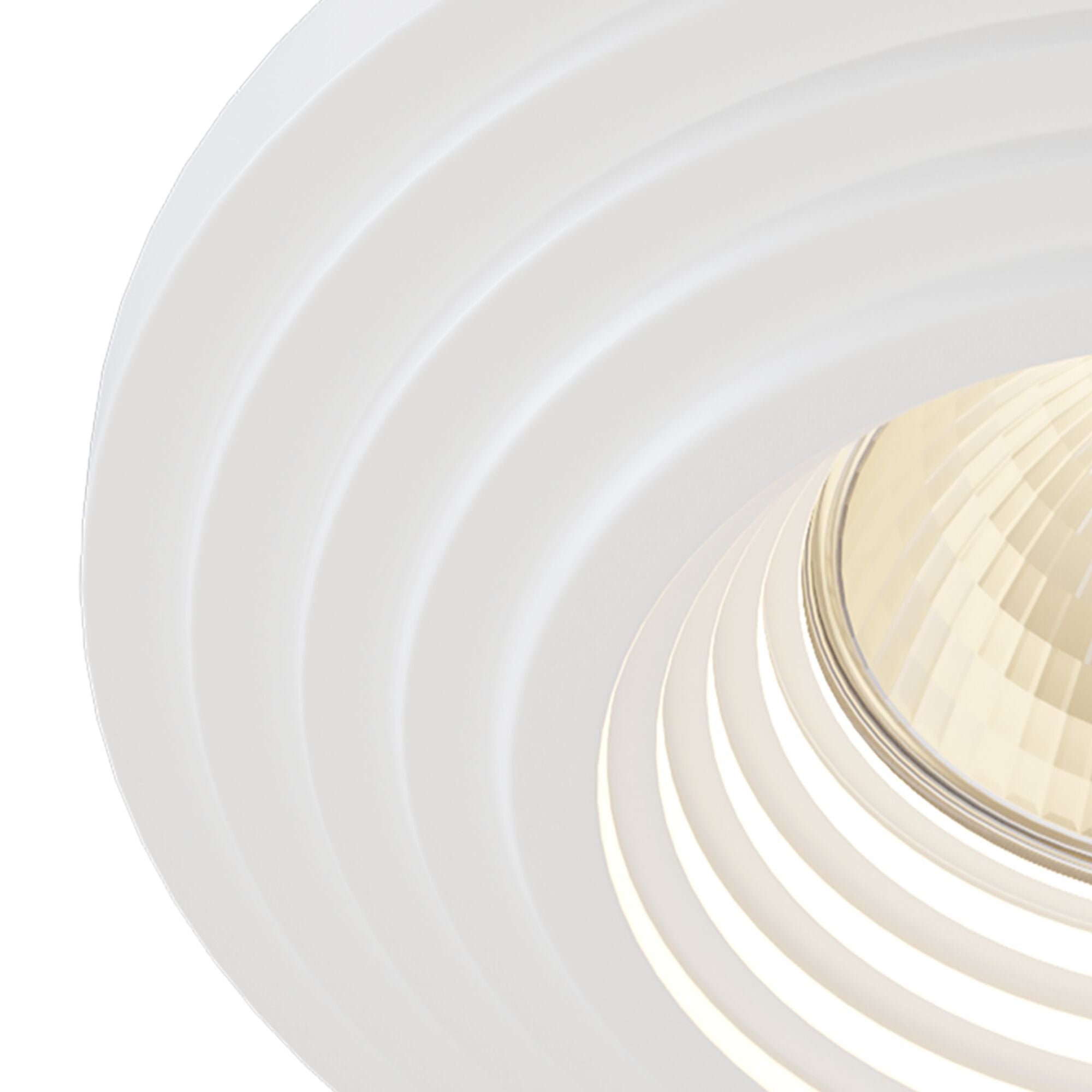 Faretto da incasso Downlight in Gesso Gyps Modern Bianco