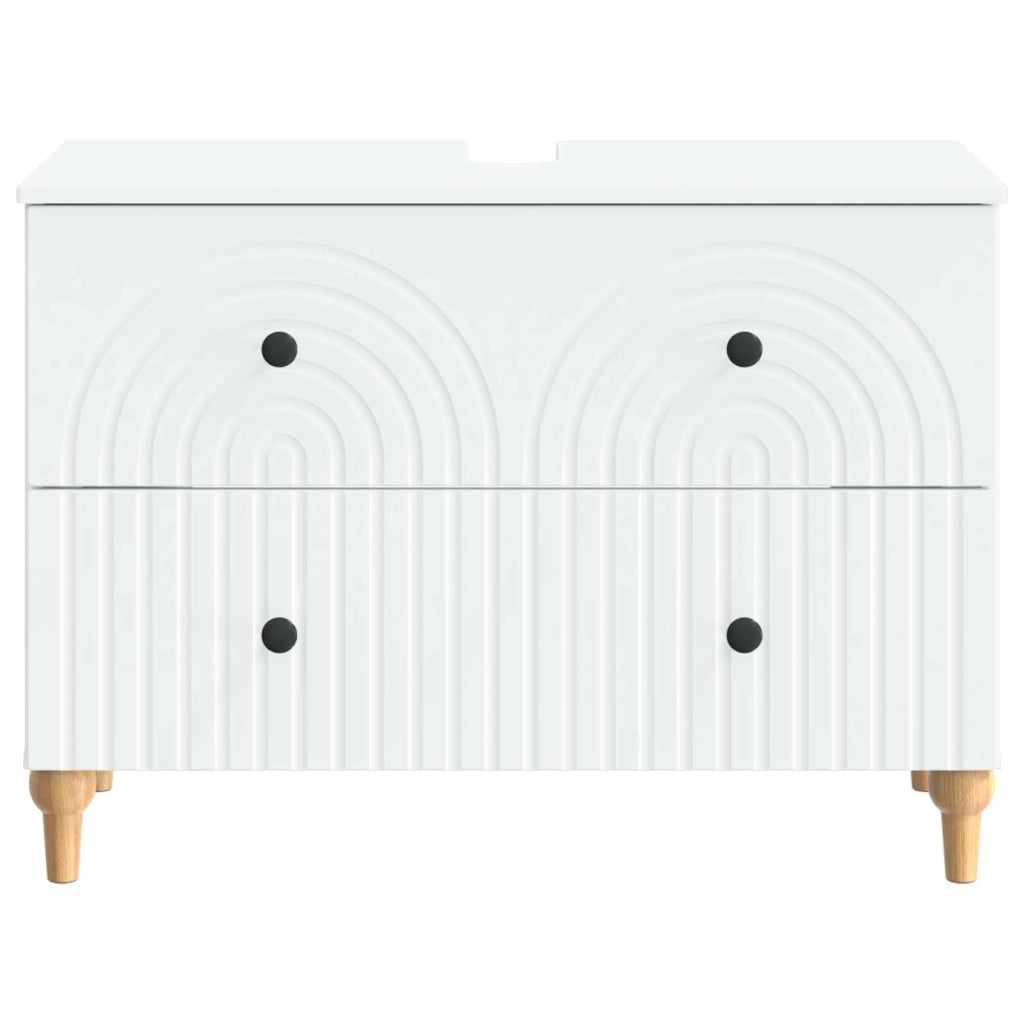 Armadio per Lavabo da Bagno ALKMAAR Bianco 82 x 41 x 59 cm 896135