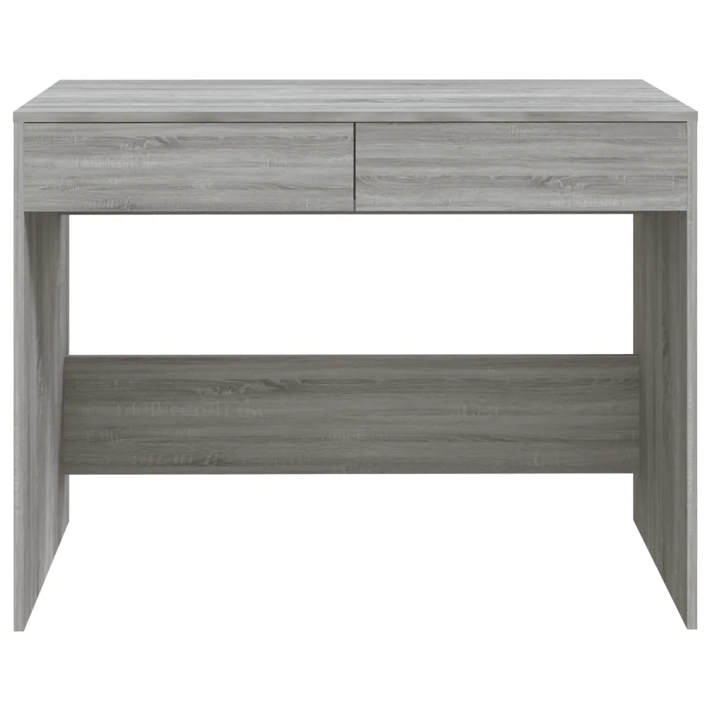 Scrivania | Tavolo da Ufficio Grigio Sonoma 101x50x76,5 cm in Truciolato