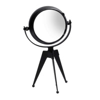 Orologio da Tavolo 11x8xh20 cm in Metallo Nero