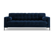 Cosmopolitan Design - Divano "Bali" 3 posti in velluto blu reale 