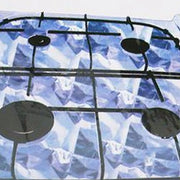 Trade Shop - Carta Alluminio Copri Salva Fornello 50x60 Per Protezione Piano Fornelli -