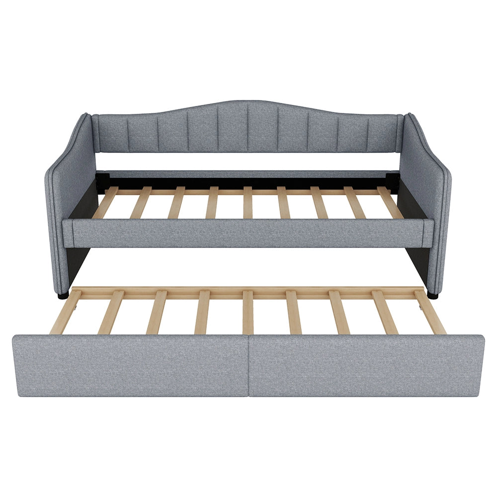 Letto Gigogne - Xylo - 90x200 cm - Grigio Lino - Canap?? letto