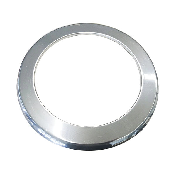 Rosone tondo canna fumaria stufa caldaia pellet acciaio inox D. 230 mm.