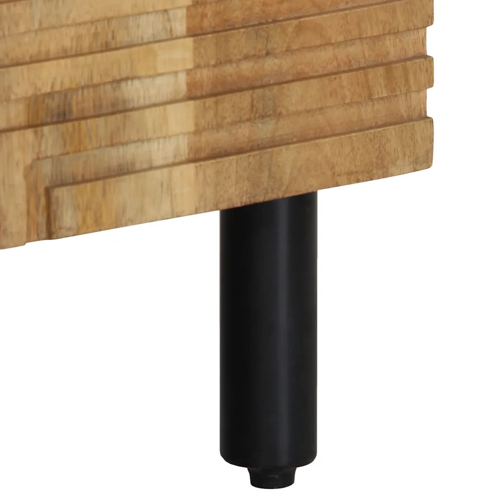 Credenza Marrone 60x33x75 cm in Legno Massello di Mango 4017746