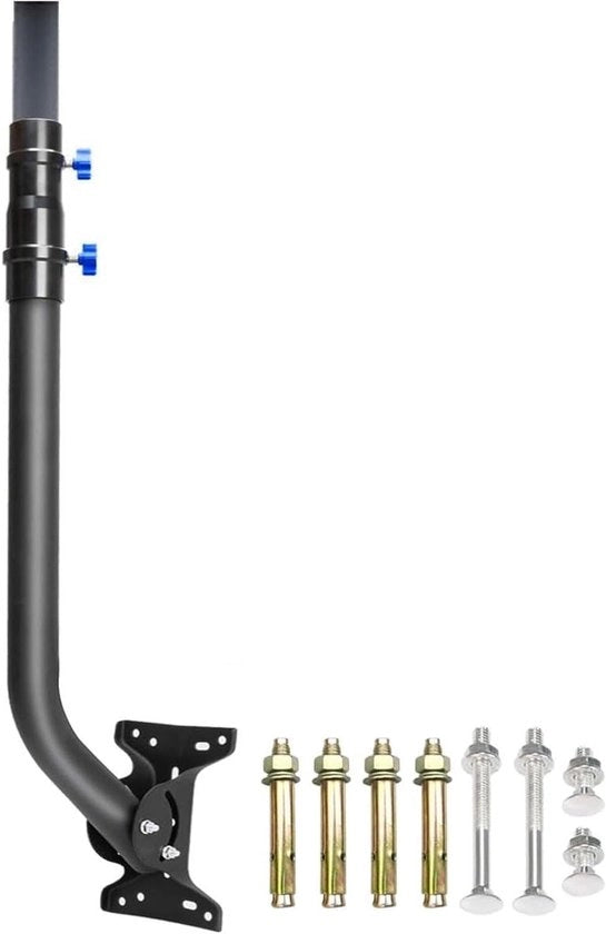 Montaggio adattabile per parete lunga per antenna satellitare Starlink - Kit di montaggio di giro per J Pole per antenna satellitare Starlink - Kit di montaggio per parete per kit di antenna satellitare Starlink per piatto rettangolare