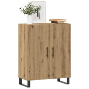 Credenza Rovere Artigianale 69,5x34x90 cm in Legno Multistrato 857182