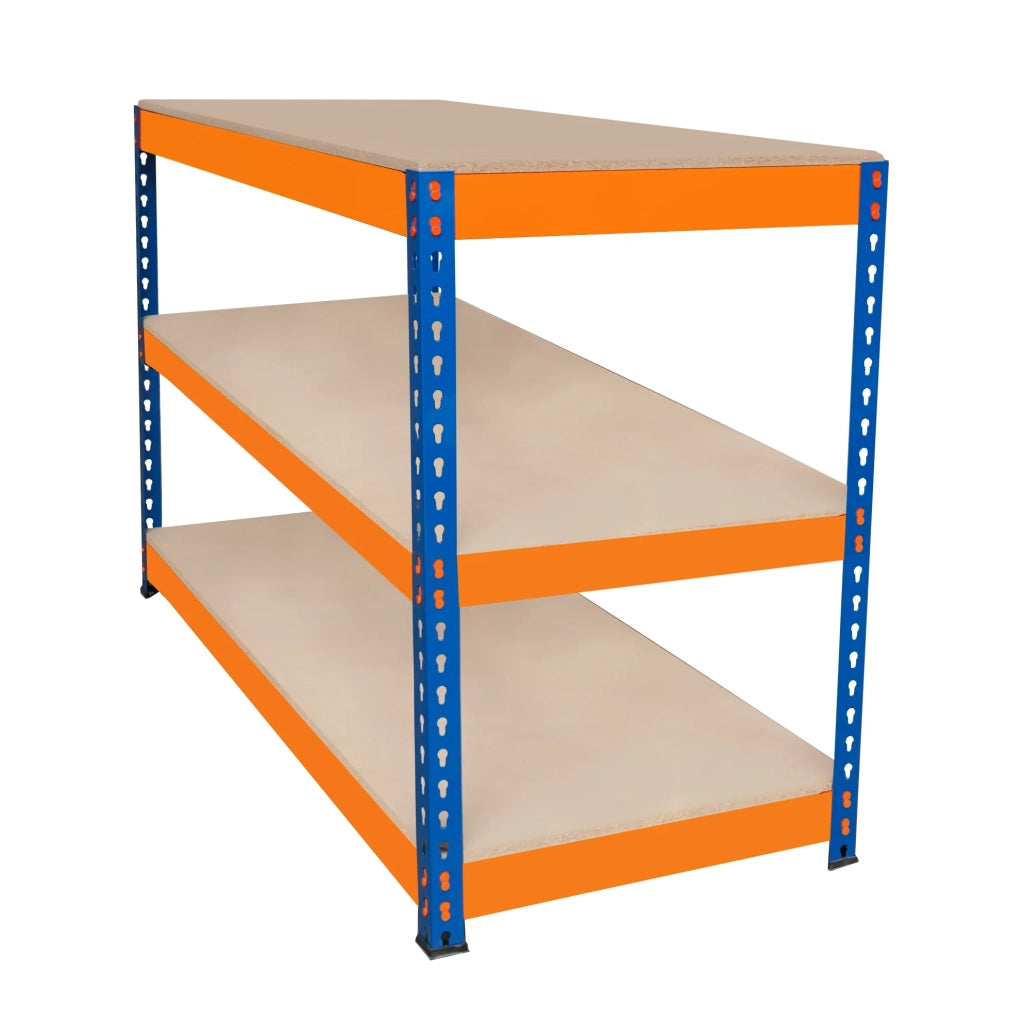 Banco da Lavoro a 3 Ripiani S-Rax - Postazione di lavoro 300kg - 150x60x90cm