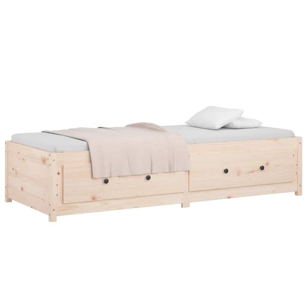 Dormeuse senza Materasso 90x200 cm in Legno Massello di Pino 821589