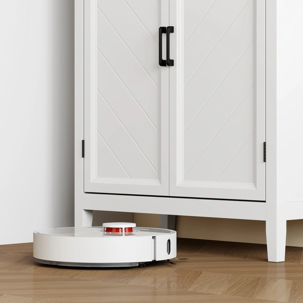 Armadio da cucina con ante ¨C zephmum ¨C bianco 76x40x178.5cm