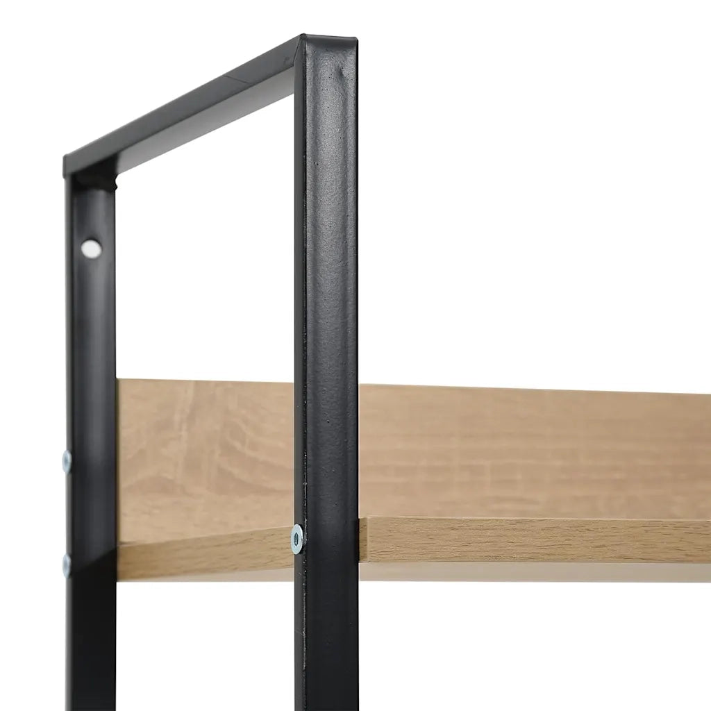 Scaffale Libri 5 Ripiani Rovere 60x27,6x158,5 Legno Multistrato 288227