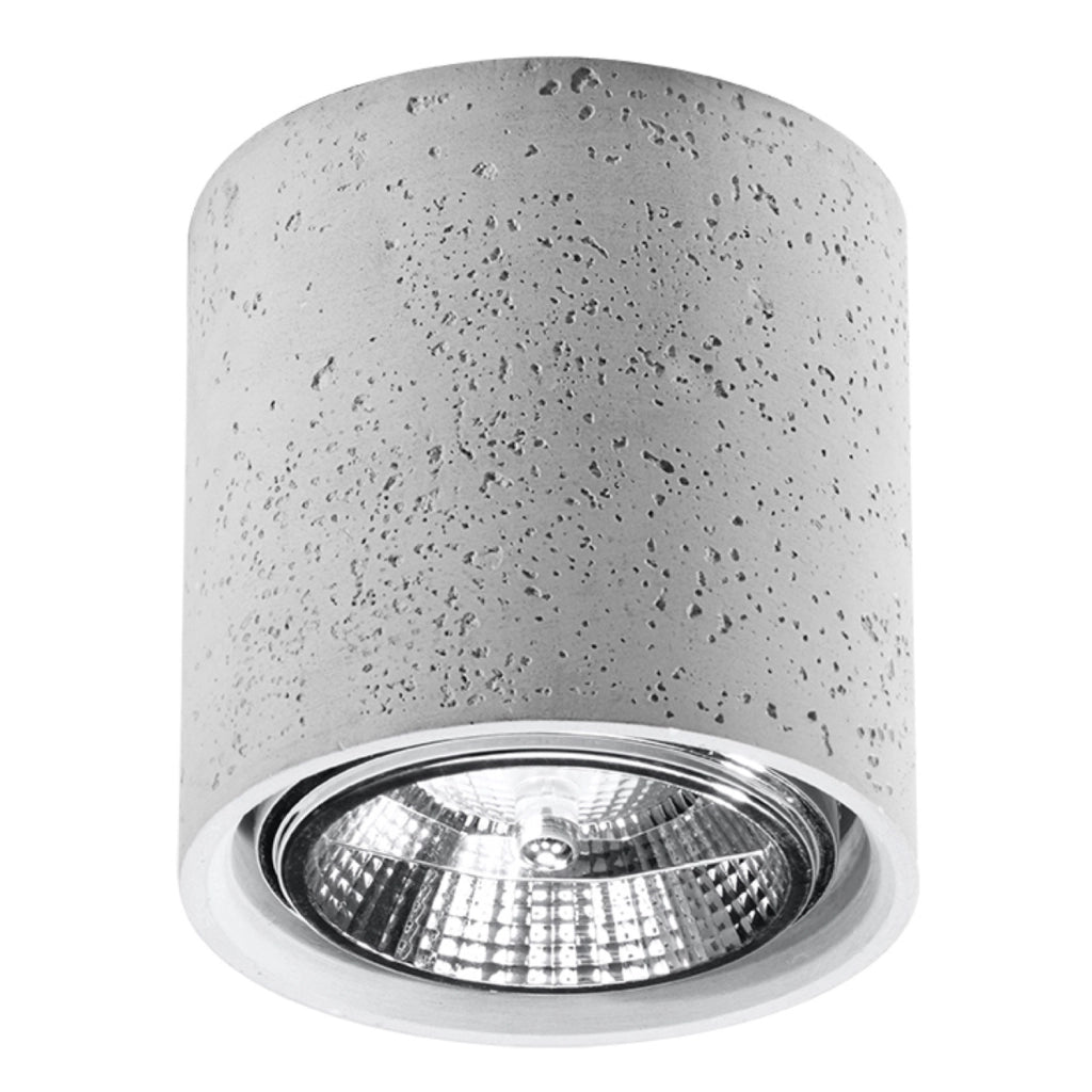 Faretto da soffitto DORINO 140 cemento grigio GU10