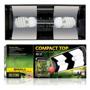 ExoTerra Compact Top Small - Plafoniera per terrari ExoTerra Natural e Screen Terrarium Small