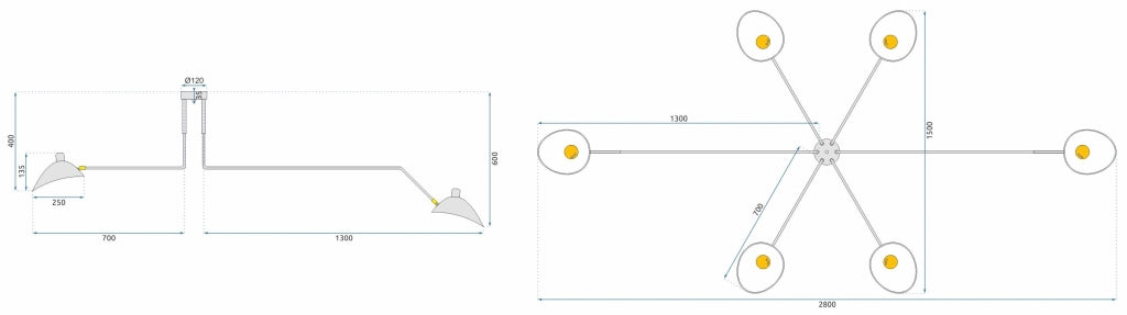 Lampada APP570-6C