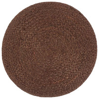 Pouf Lavorato a Mano 40x45 cm in Juta Marrone cod mxl 70856