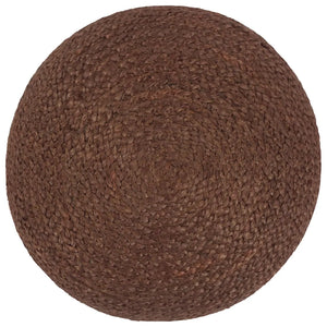 Pouf Lavorato a Mano 40x45 cm in Juta Marrone cod mxl 70856