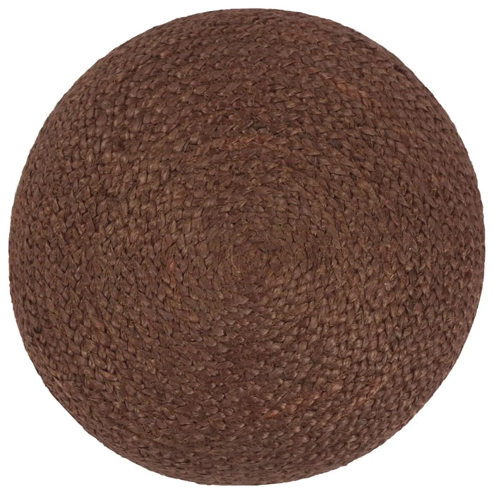 Pouf Lavorato a Mano 40x45 cm in Juta Marrone cod mxl 70856