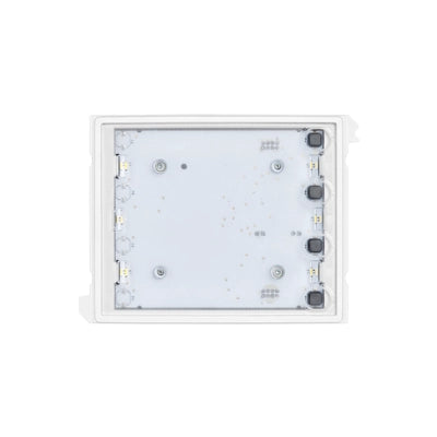 Urmet Alpha, modulo 1 fila (elettronica) 4 tasti con espansore 1168/4