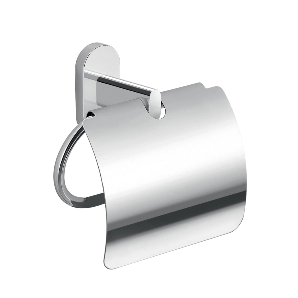 Portarotolo coperto da muro in acciaio inox e Cromall 5325 Gedy serie FEBO Cromato
