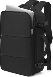 Borsa a Mano Easyjet 45x36x20 cm Grande Borsa a Mano per Viaggi Levezza Borsa a Mano con Tasca per Laptop 15,6 Pollici per Uomo Donna Nero