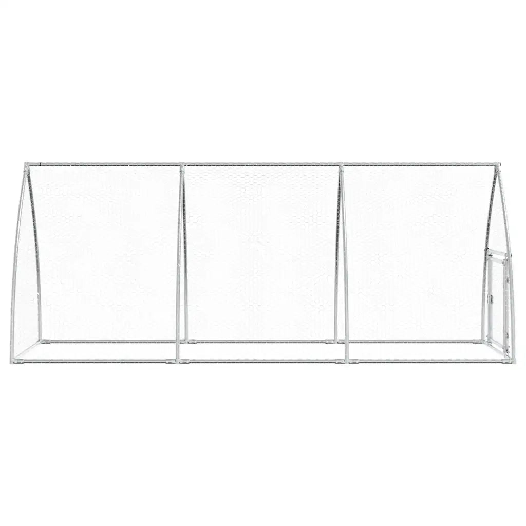 Gabbia per Polli Argento 300x105x120 cm in Acciaio Zincato CFW3080828