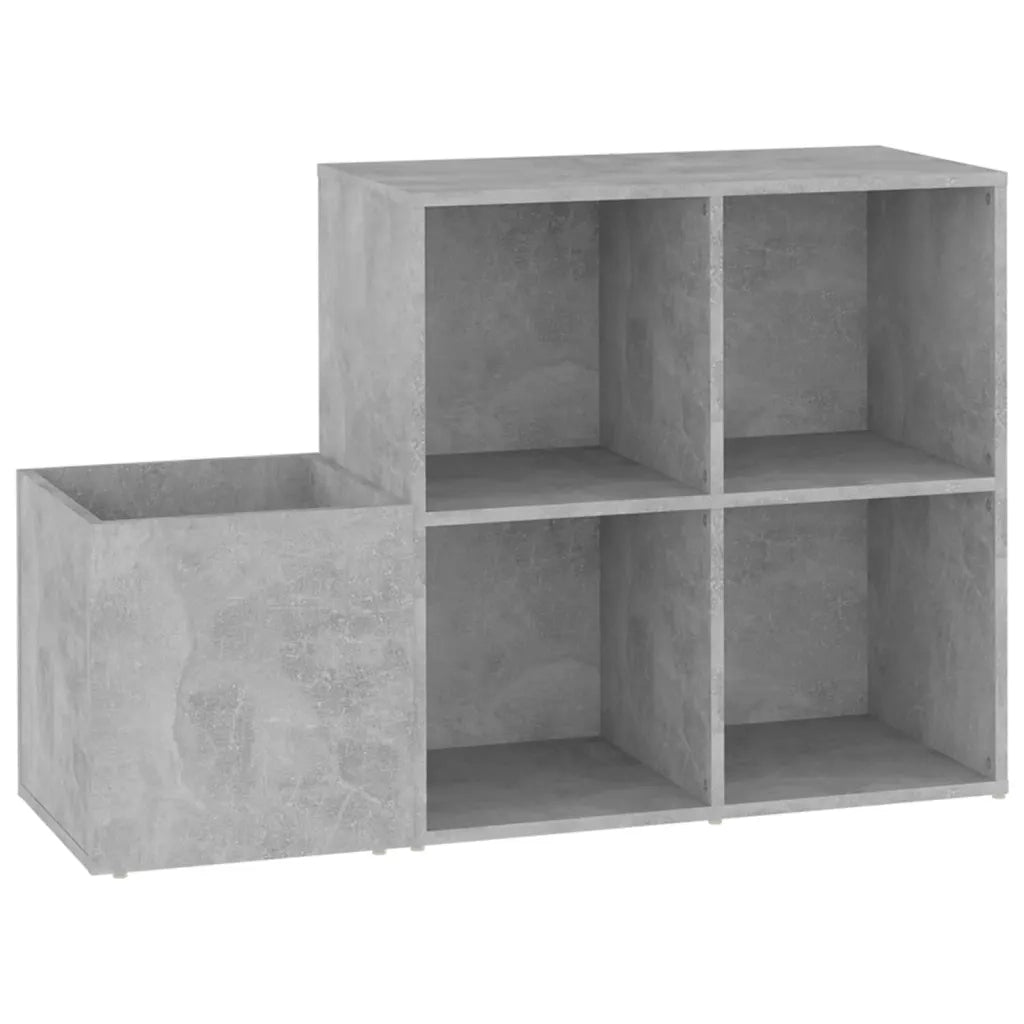 Scarpiera Ingresso Grigio Cemento 105x35,5x70 Legno Multistrato 808255
