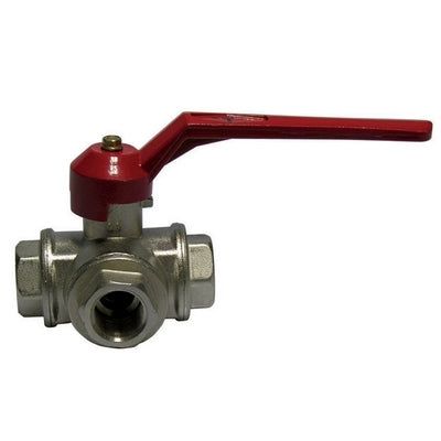 VALVOLA A SFERA A 3 VIE  CON LEVA- 1 (DN 25) 45 bar / 652.5 psi- ITAP- pezzi 1