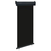 Tenda da sole laterale retrattile/schermo privacy per patio giardino terrazza balcone 80 x 250 cm nero 02_0007042