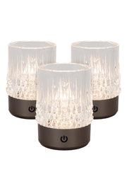 Lampada da tavolo LILI LED ricaricabile cristallo Lucide