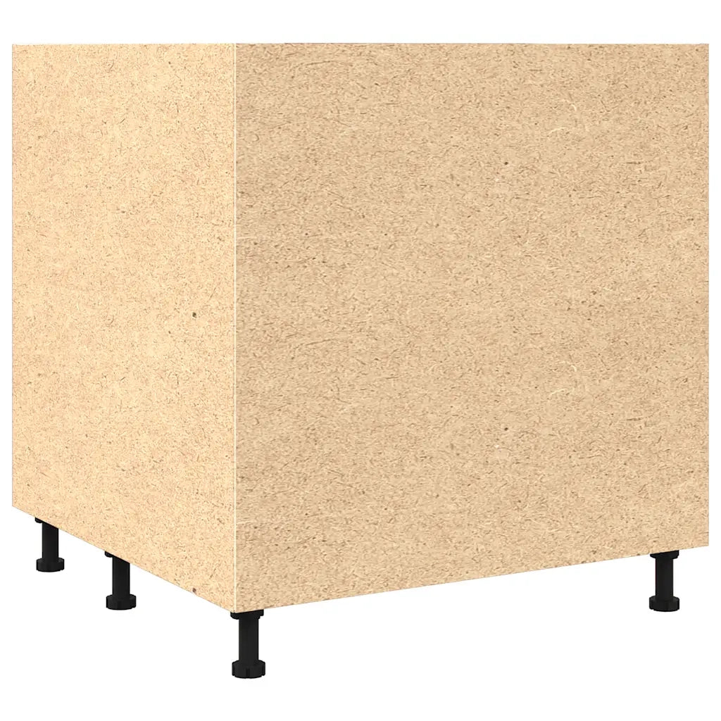 vidaXL Armadietto Cucina “Lyon” Legno Antico 75,5x75,5x81,5 cm