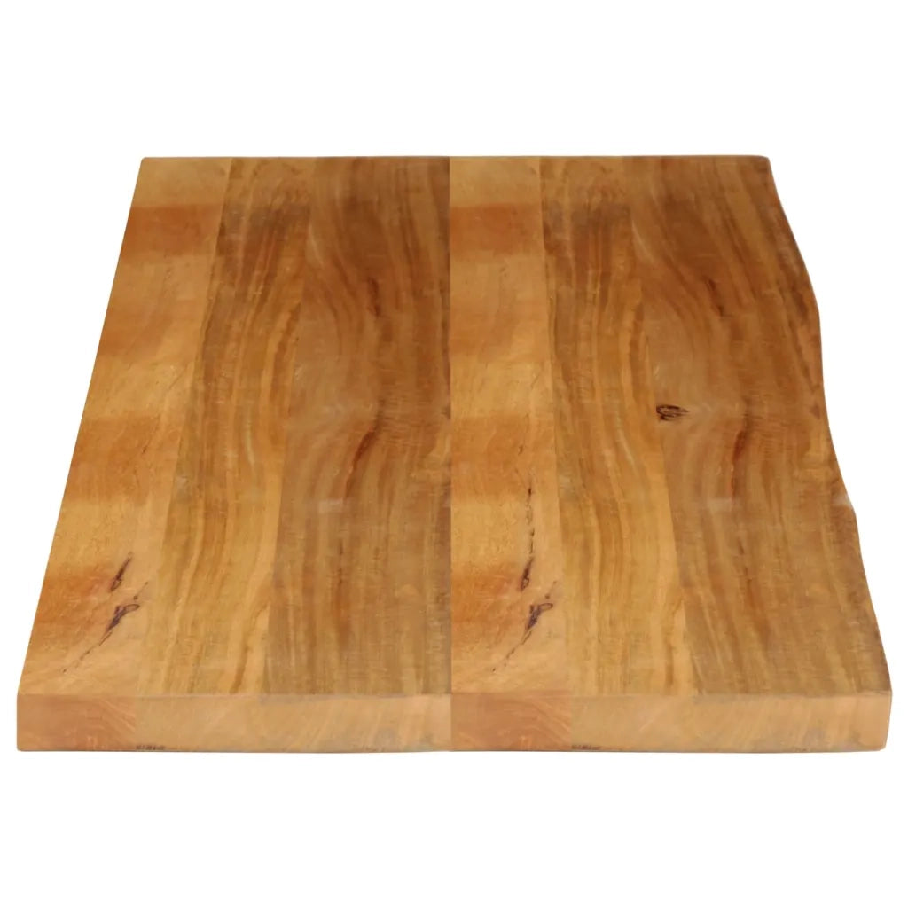 Piano Tavolo Bordi Vivi 140x60x3,8cm in Legno Massello di Mango 370601